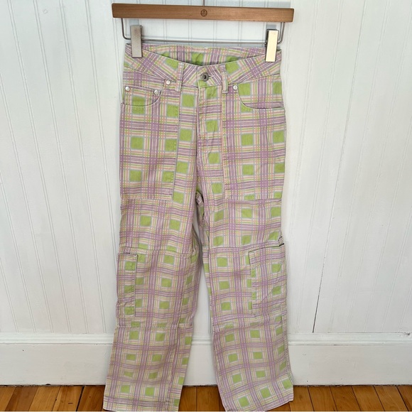 Ragged Priest Plaid Carpenter Cargo Pants - Picture 4 of 9